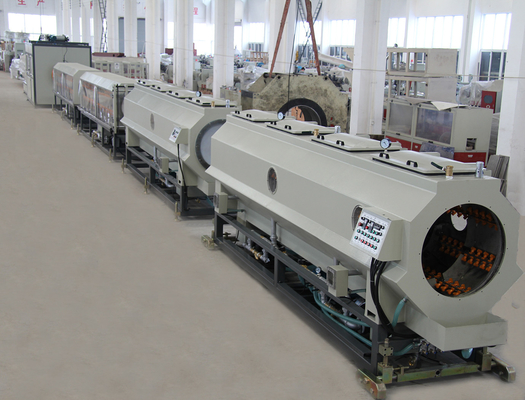 PLCと1200mmスクリューで200kg/hのプラスチックエクストルーダーライン